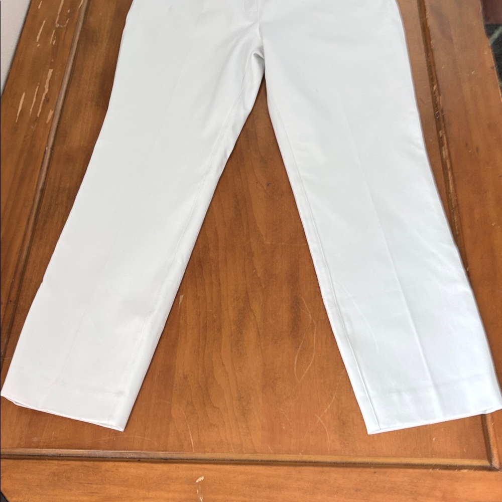 SPANX NWT White Chinos Size Medium - Picture 3 of 13